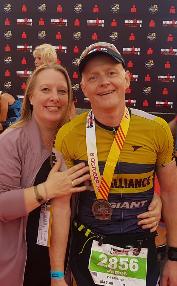 James Tyler Ironman Finish Line